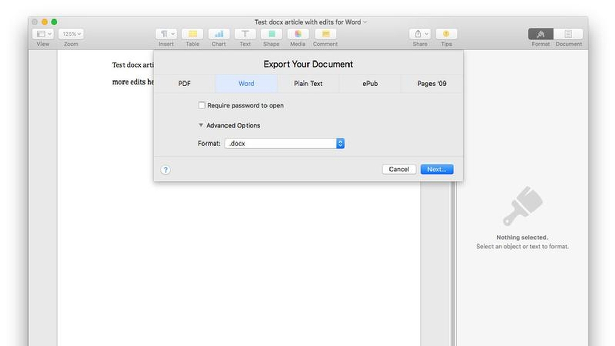 word document program for mac
